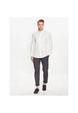 Lindbergh Риза 30-203344 Бял Slim Fit - Pepit.bg