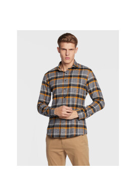 Lindbergh Риза 30-203386 Сив Slim Fit - Pepit.bg