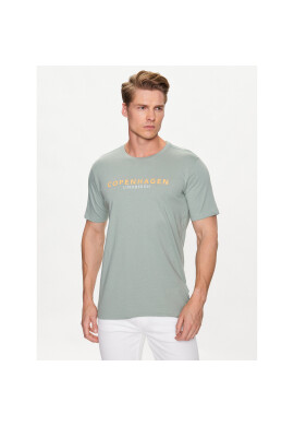 Lindbergh Тишърт 30-400200 Зелен Relaxed Fit - Pepit.bg