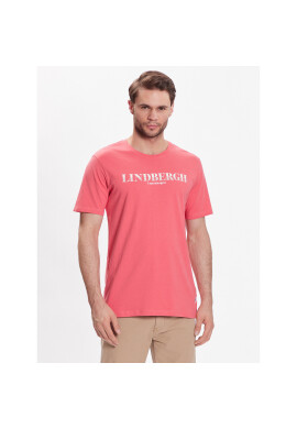 Lindbergh Тишърт 30-400222 Червен Relaxed Fit - Pepit.bg
