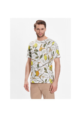 Lindbergh Тишърт 30-400223 Бял Relaxed Fit - Pepit.bg