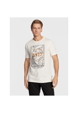 Lindbergh Тишърт 30-420123 Бял Regular Fit - Pepit.bg