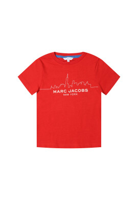 Little Marc Jacobs Тишърт W25412 Червен Regular Fit - Pepit.bg