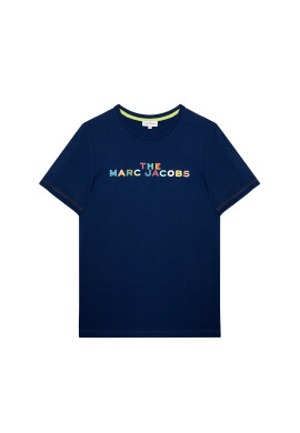 Little Marc Jacobs Тишърт W25467 D Тъмносин Regular Fit - Pepit.bg