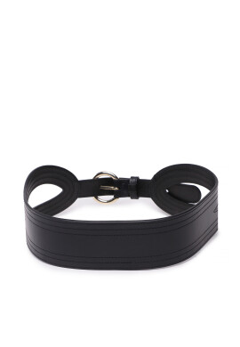 Liu Jo Колан в талията Bustino 8 Cm AA3340 P0102 Черен - Pepit.bg