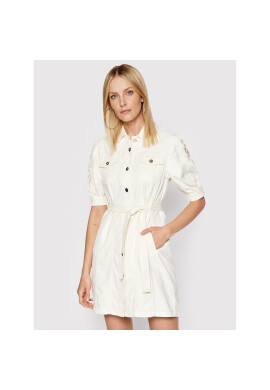 Liu Jo Дънкова рокля CA2380 DS008 Бял Regular Fit - Pepit.bg