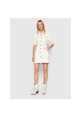 Liu Jo Дънкова рокля CA2380 DS008 Бял Regular Fit - Pepit.bg