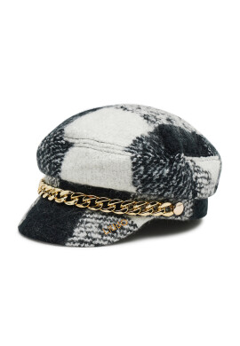 Liu Jo Каскет Capitan Hat Check 1003F1077 T0300 Бял - Pepit.bg