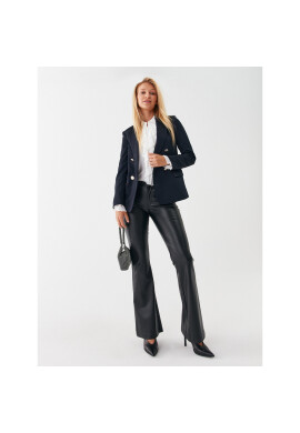 Liu Jo Кожени панталони MF3039 E0624 Черен Regular Fit - Pepit.bg