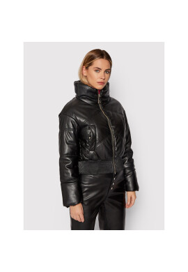 Liu Jo Пухено яке WF1270 E0392 Черен Regular Fit - Pepit.bg