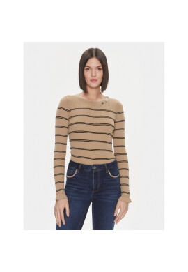 Liu Jo Пуловер MF3001 MS99E Кафяв Slim Fit - Pepit.bg