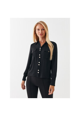 Liu Jo Риза CF3276 TS353 Черен Regular Fit - Pepit.bg