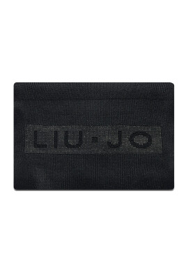 Liu Jo Шал Sciarpa Logo Strass 3F1012 M0300 Черен - Pepit.bg