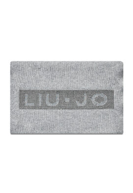 Liu Jo Шал Sciarpa Logo Strass 3F1012 M0300 Сив - Pepit.bg