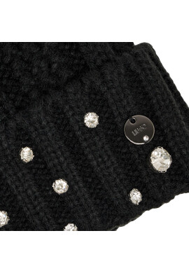 Liu Jo Шапка Cappello Con Applica 2F3065 M0300 Черен - Pepit.bg