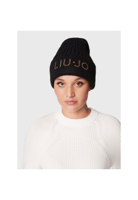Liu Jo Шапка Logo Borchie 3F2102 M0300 Черен - Pepit.bg