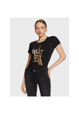 Liu Jo Sport Тишърт TA3088 JS003 Черен Regular Fit - Pepit.bg