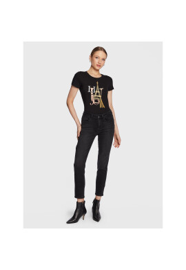 Liu Jo Sport Тишърт TA3088 JS003 Черен Regular Fit - Pepit.bg