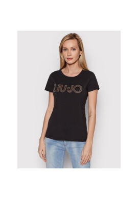 Liu Jo Тишърт 5A2044 J5003 Черен Regular Fit - Pepit.bg