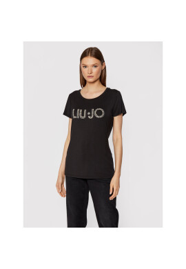 Liu Jo Тишърт 5F1031 J7905 Черен Regular Fit - Pepit.bg