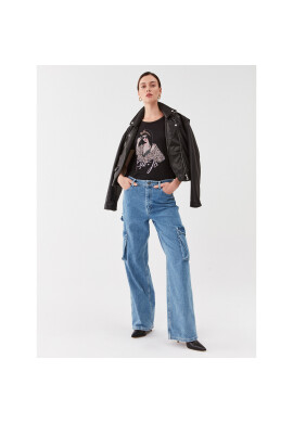 Liu Jo Тишърт 5F3135 JS923 Черен Regular Fit - Pepit.bg