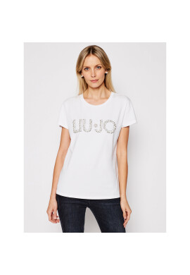 Liu Jo Тишърт CA1236 J9135 Бял Regular Fit - Pepit.bg