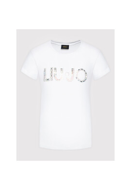 Liu Jo Тишърт CA2300 JS003 Бял Regular Fit - Pepit.bg