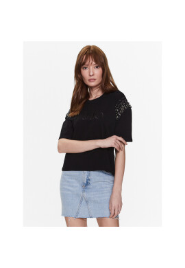 Liu Jo Тишърт CA3418 J5003 Черен Regular Fit - Pepit.bg
