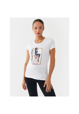 Liu Jo Тишърт MF3272 J6409 Бял Regular Fit - Pepit.bg