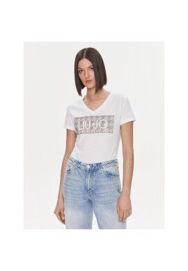 Liu Jo Тишърт MF3338 JS923 Бял Regular Fit - Pepit.bg