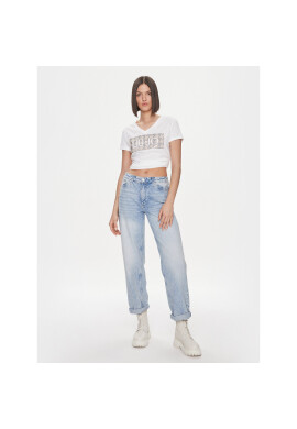 Liu Jo Тишърт MF3338 JS923 Бял Regular Fit - Pepit.bg
