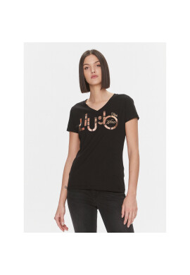 Liu Jo Тишърт MF3338 JS923 Черен Regular Fit - Pepit.bg