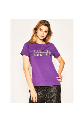Liu Jo Sport Тишърт TA0023 J5003 Виолетов Regular Fit - Pepit.bg