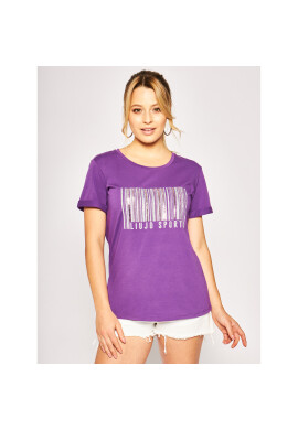 Liu Jo Тишърт TA0134 J5003 Виолетов Regular Fit - Pepit.bg