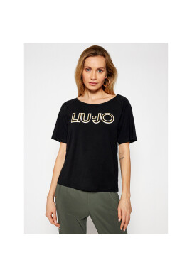 Liu Jo Sport Тишърт TA1012 J7905 Черен Regular Fit - Pepit.bg