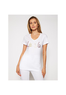 Liu Jo Тишърт TA1155 J5003 Бял Regular Fit - Pepit.bg