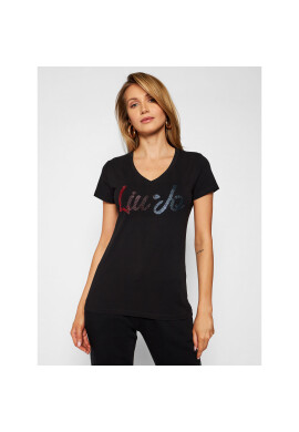 Liu Jo Тишърт TA1155 J5003 Черен Regular Fit - Pepit.bg