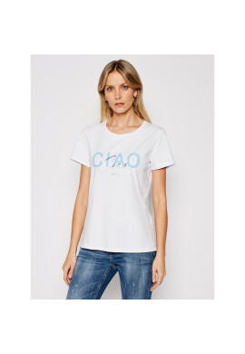 Liu Jo Sport Тишърт TA1211 J5972 Бял Regular Fit - Pepit.bg