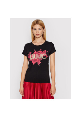 Liu Jo Sport Тишърт TF1216 J9944 Черен Regular Fit - Pepit.bg