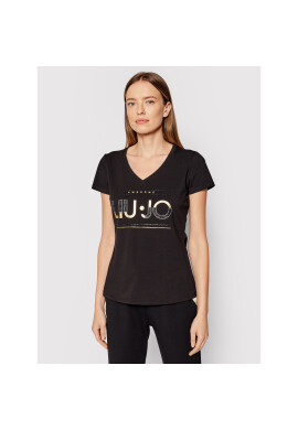 Liu Jo Тишърт TF1256 J5972 Черен Regular Fit - Pepit.bg