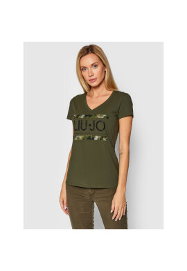 Liu Jo Sport Тишърт TF1256 J5972 Зелен Regular Fit - Pepit.bg