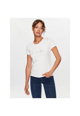 Liu Jo Тишърт TF3282 J0088 Бял Regular Fit - Pepit.bg