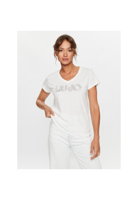 Liu Jo Тишърт TF3297 J6040 Бял Regular Fit - Pepit.bg
