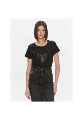 Liu Jo Тишърт TF3311 J0088 Черен Regular Fit - Pepit.bg