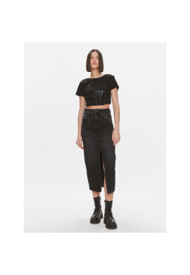 Liu Jo Тишърт TF3311 J0088 Черен Regular Fit - Pepit.bg