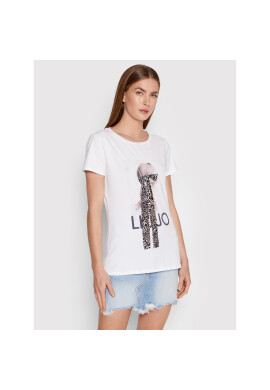 Liu Jo Тишърт VA2033 J5003 Бял Regular Fit - Pepit.bg