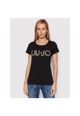 Liu Jo Тишърт VA2073 J5003 Черен Regular Fit - Pepit.bg