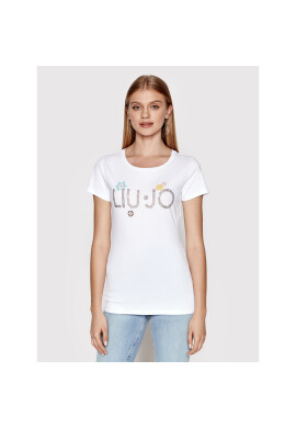 Liu Jo Тишърт VA2074 J5003 Бял Regular Fit - Pepit.bg