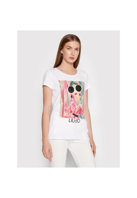 Liu Jo Тишърт VA2167 J5003 Бял Regular Fit - Pepit.bg