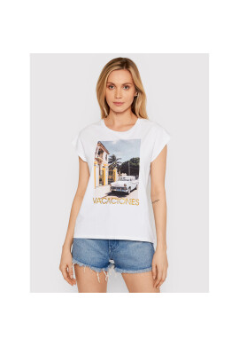 Liu Jo Тишърт WA1337 J5003 Бял Regular Fit - Pepit.bg